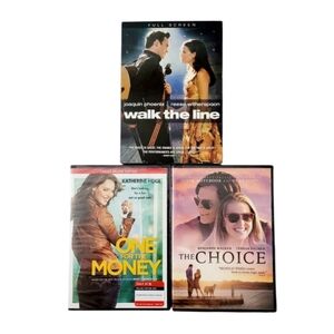 DVD Combo Walk The Line, One For The Money & The Choice